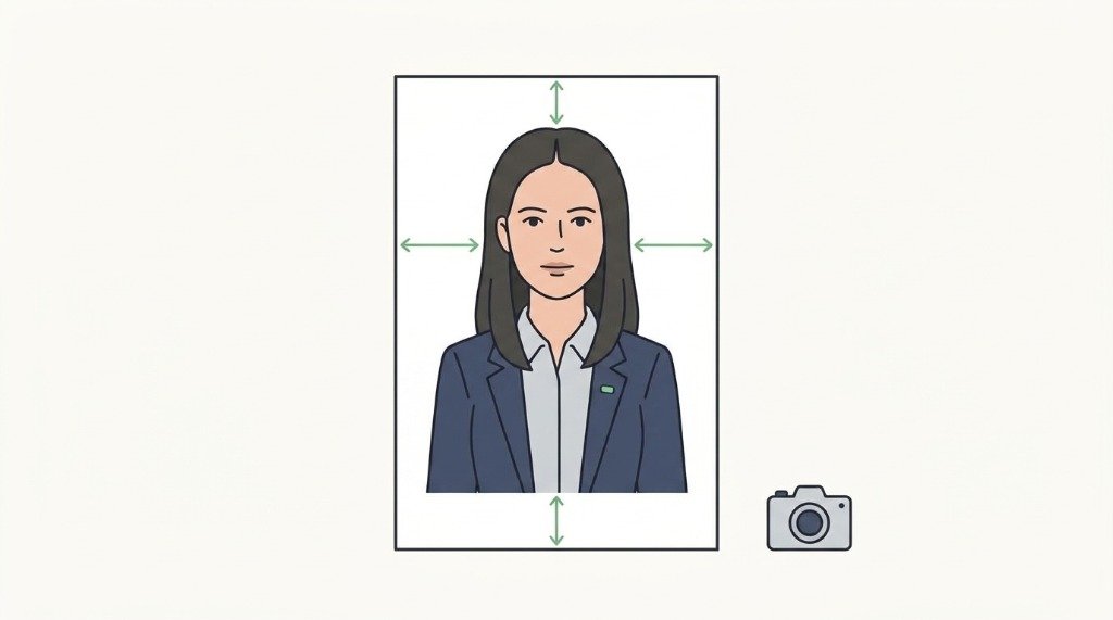 Leave space around head and shoulders